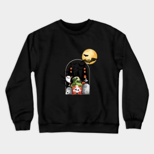 Halloween Spooky Castle Crewneck Sweatshirt